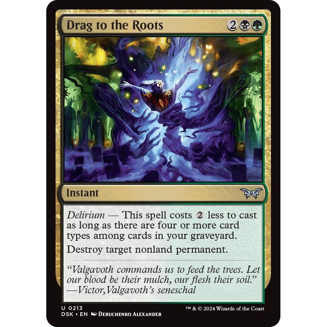 Image for Drag to the Roots (213) (DSK) - Magic: The Gathering