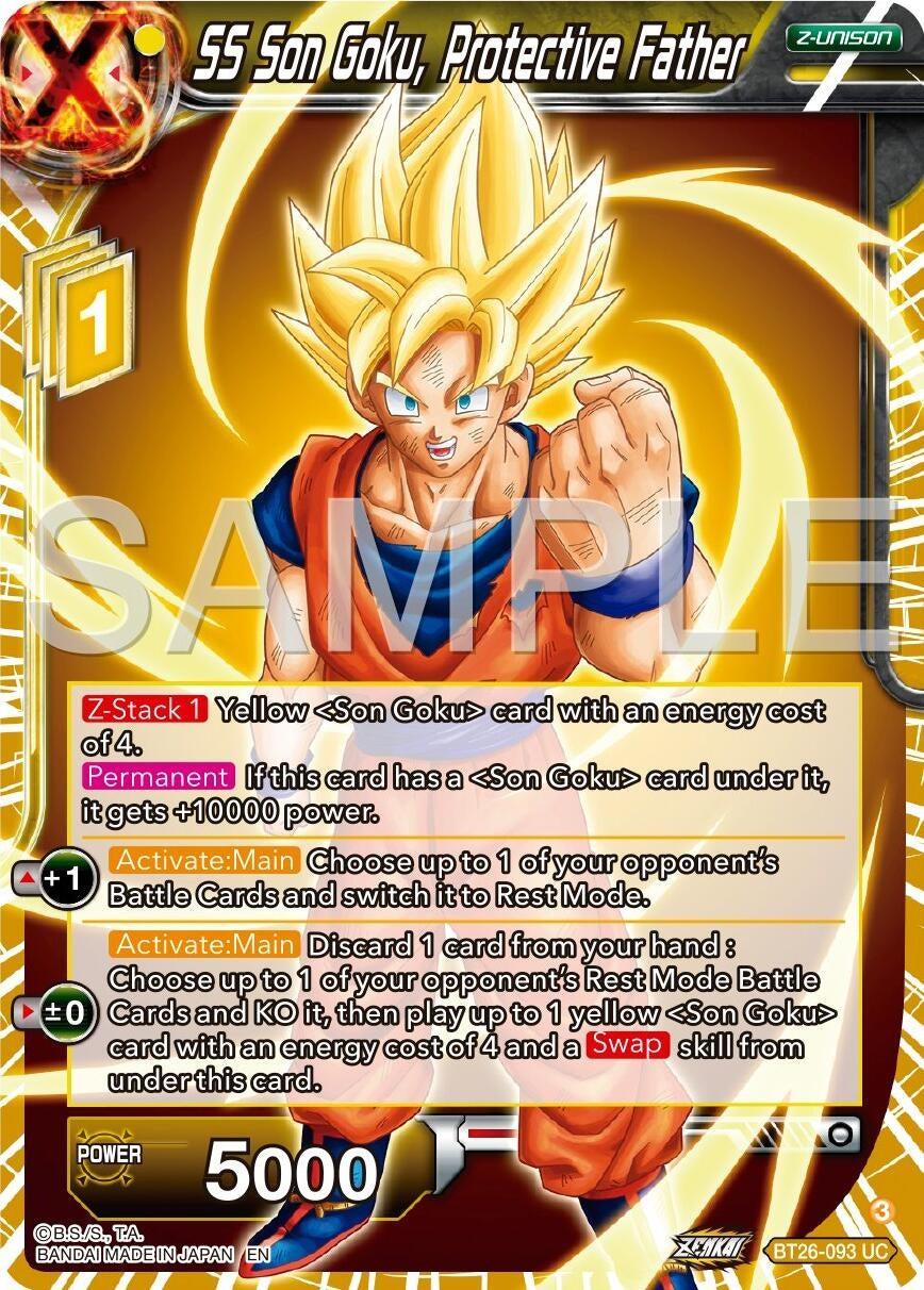 Image for SS Son Goku, Protective Father (BT26-093) (BT26) - Dragon Ball Super: Masters
