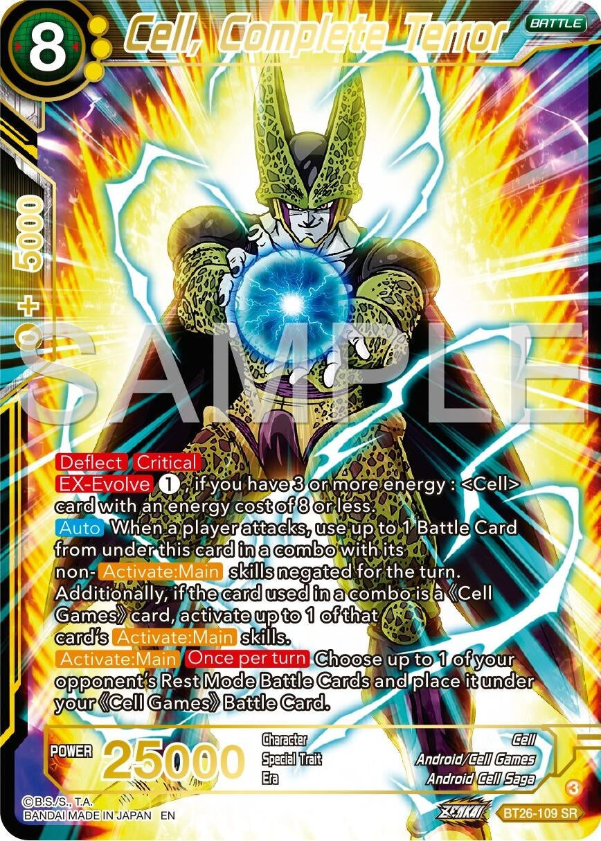 Image for Cell Complete Terror (BT26-109) (BT26) - Dragon Ball Super: Masters