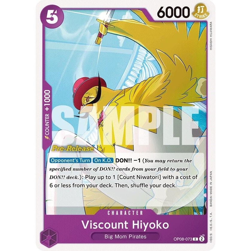Image for Viscount Hiyoko (OP08-073) (OP08 PRE) - One Piece Card Game