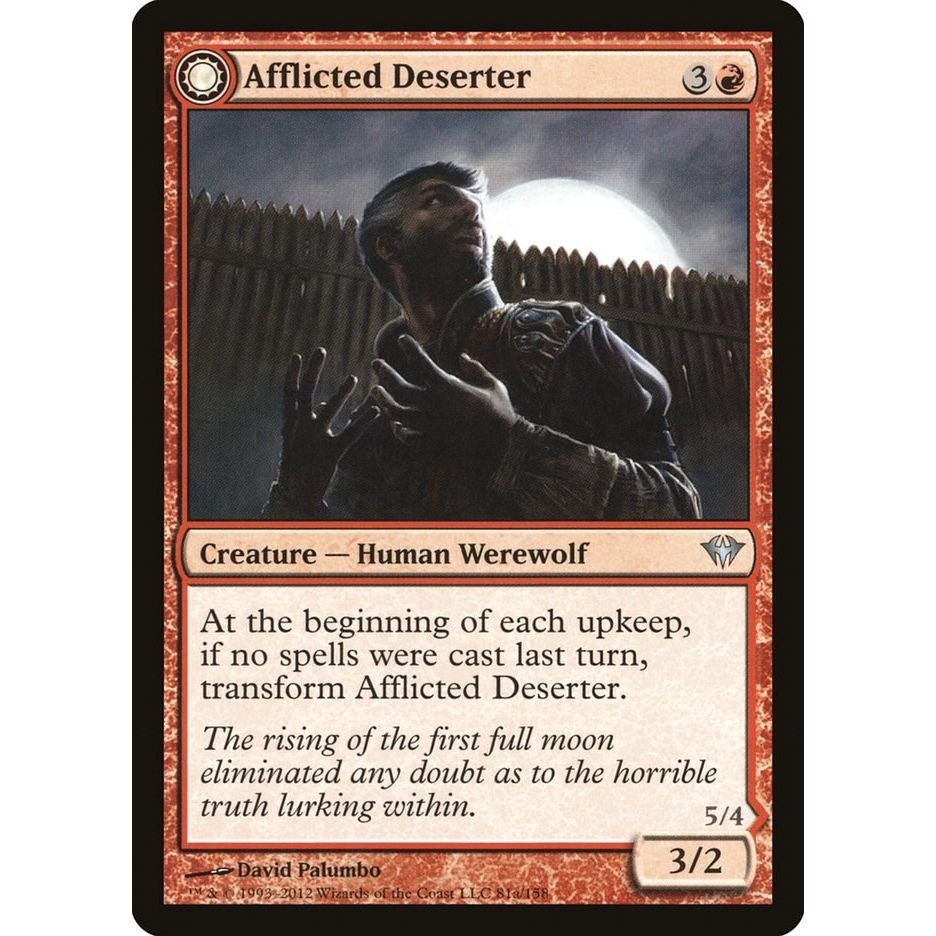 Image for Afflicted Deserter (81) (DKA) - Magic: The Gathering