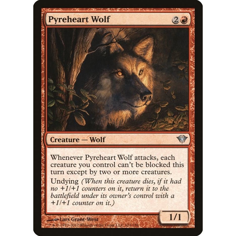 Image for Pyreheart Wolf (101) (DKA) - Magic: The Gathering