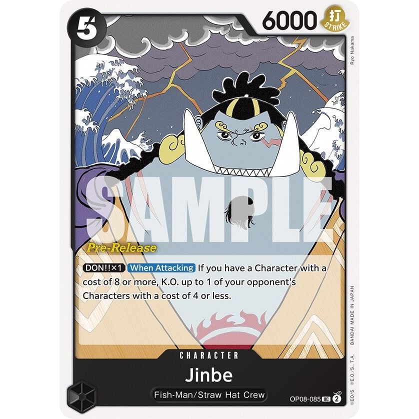 Image for Jinbe (OP08-085) (OP08 PRE) - One Piece Card Game