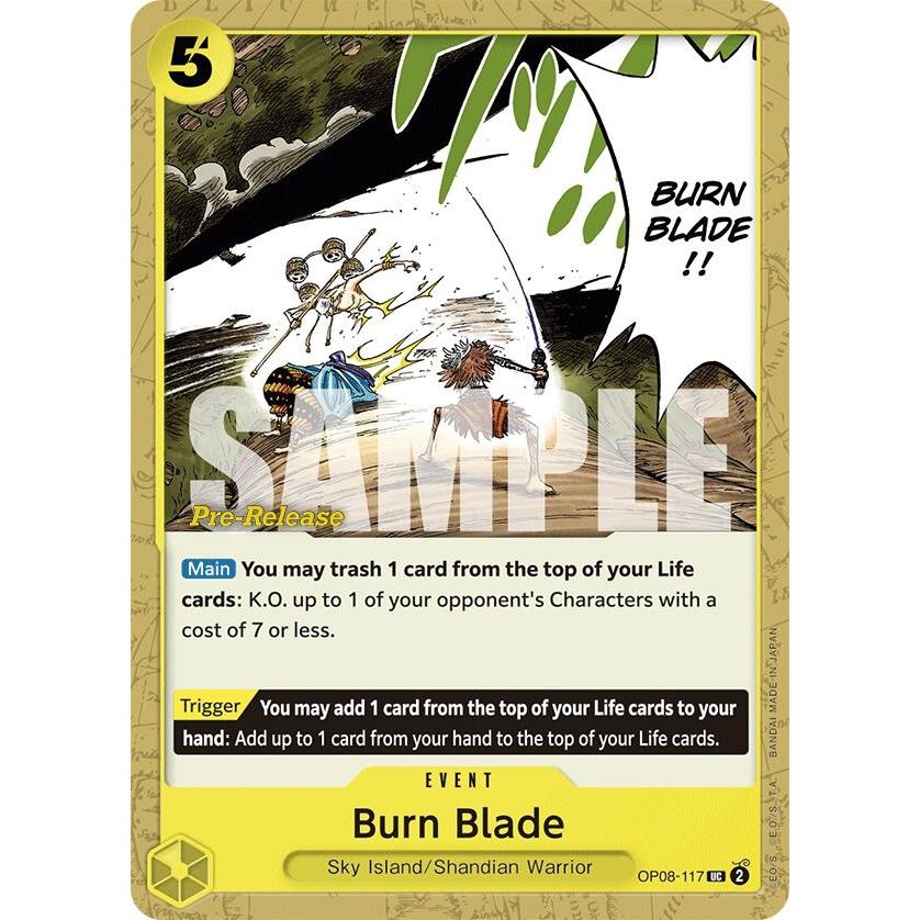 Image for Burn Blade (OP08-117) (OP08 PRE) - One Piece Card Game