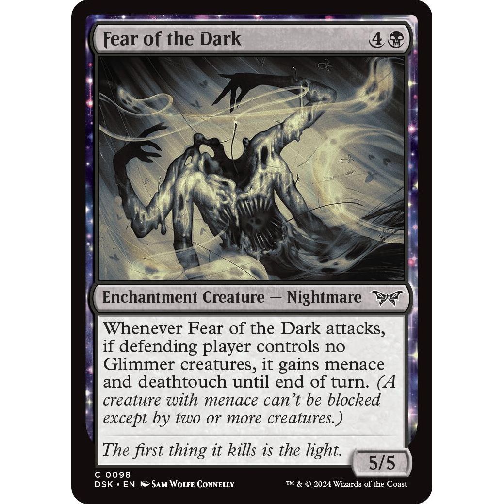 Image for Fear of the Dark (98) (DSK) - Magic: The Gathering