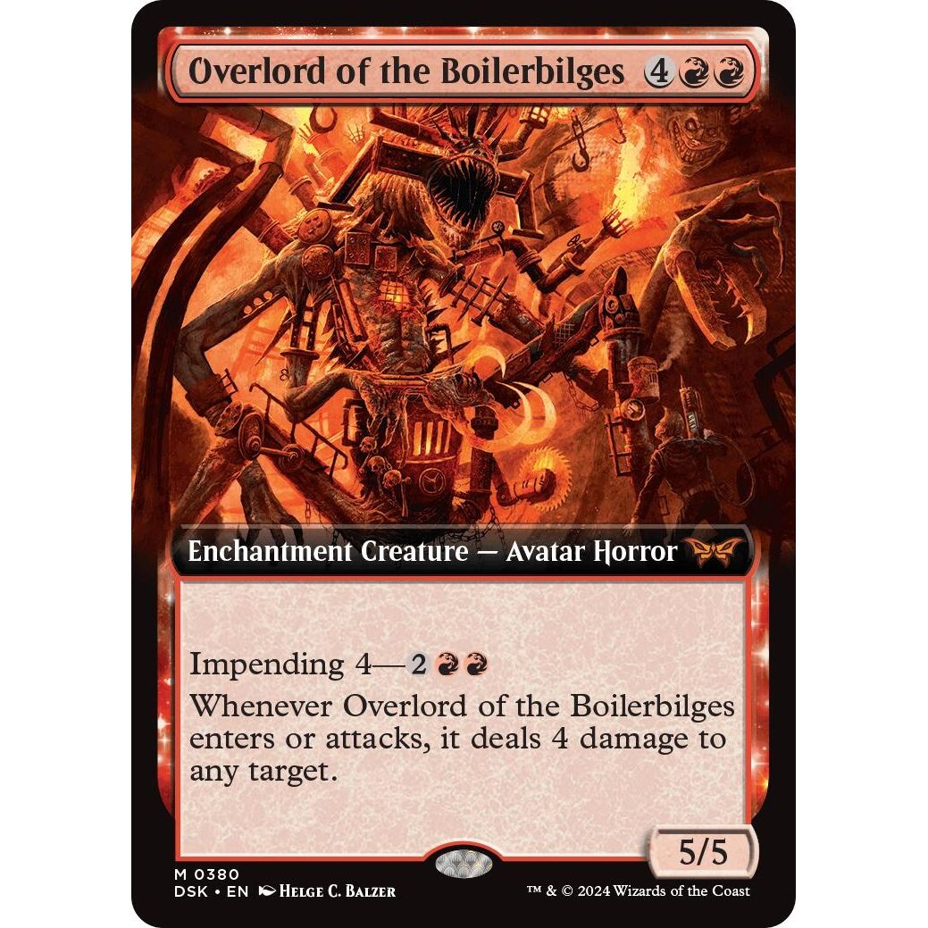 Image for Overlord of the Boilerbilges (Extended Art) (380) (DSK) - Magic: The Gathering
