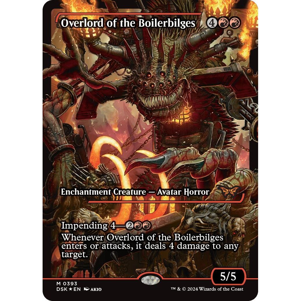 Image for Overlord of the Boilerbilges (Showcase) (393) (DSK) - Magic: The Gathering