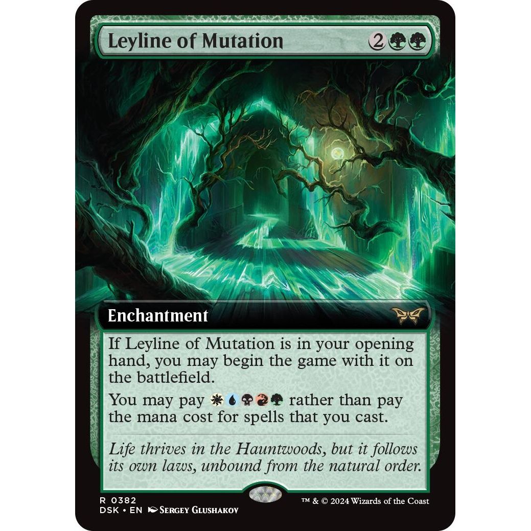 Image for Leyline of Mutation (Extended Art) (382) (DSK) - Magic: The Gathering
