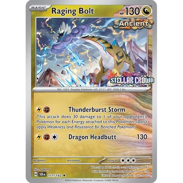 Image for Raging Bolt (Cosmo Holo) (Best Buy Exclusive) (111/142) (MCAP) - Pokemon