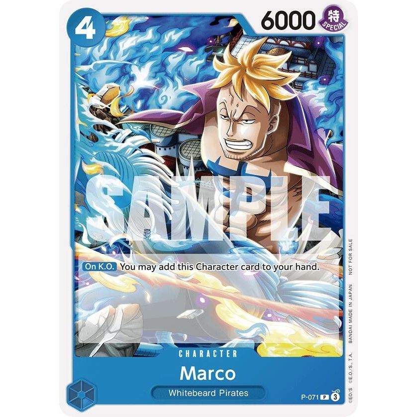 Image for Marco (Two Legends Pre-Release) (P-071) (OP-PR) - One Piece Card Game