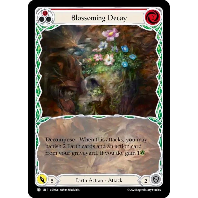 Image for Blossoming Decay (Red) (VER008) (VER) - Flesh and Blood TCG
