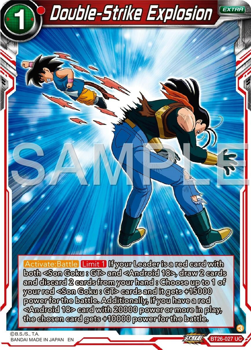 Image for Double-Strike Explosion (BT26-027) (BT26) - Dragon Ball Super: Masters