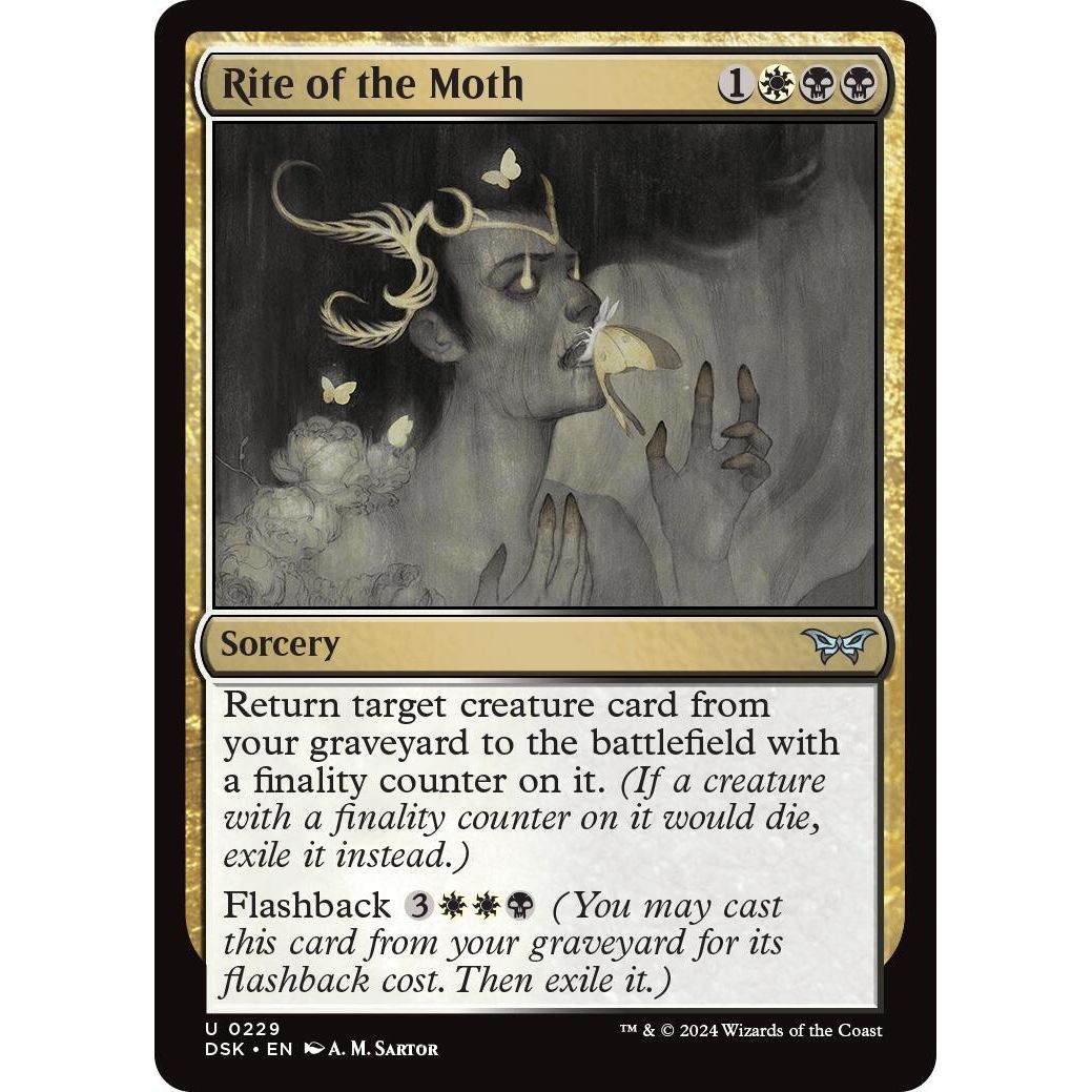 Image for Rite of the Moth (229) (DSK) - Magic: The Gathering