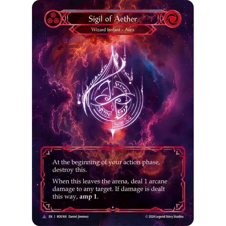Image for Sigil of Aether (Marvel) (ROS168) (ROS) - Flesh and Blood TCG