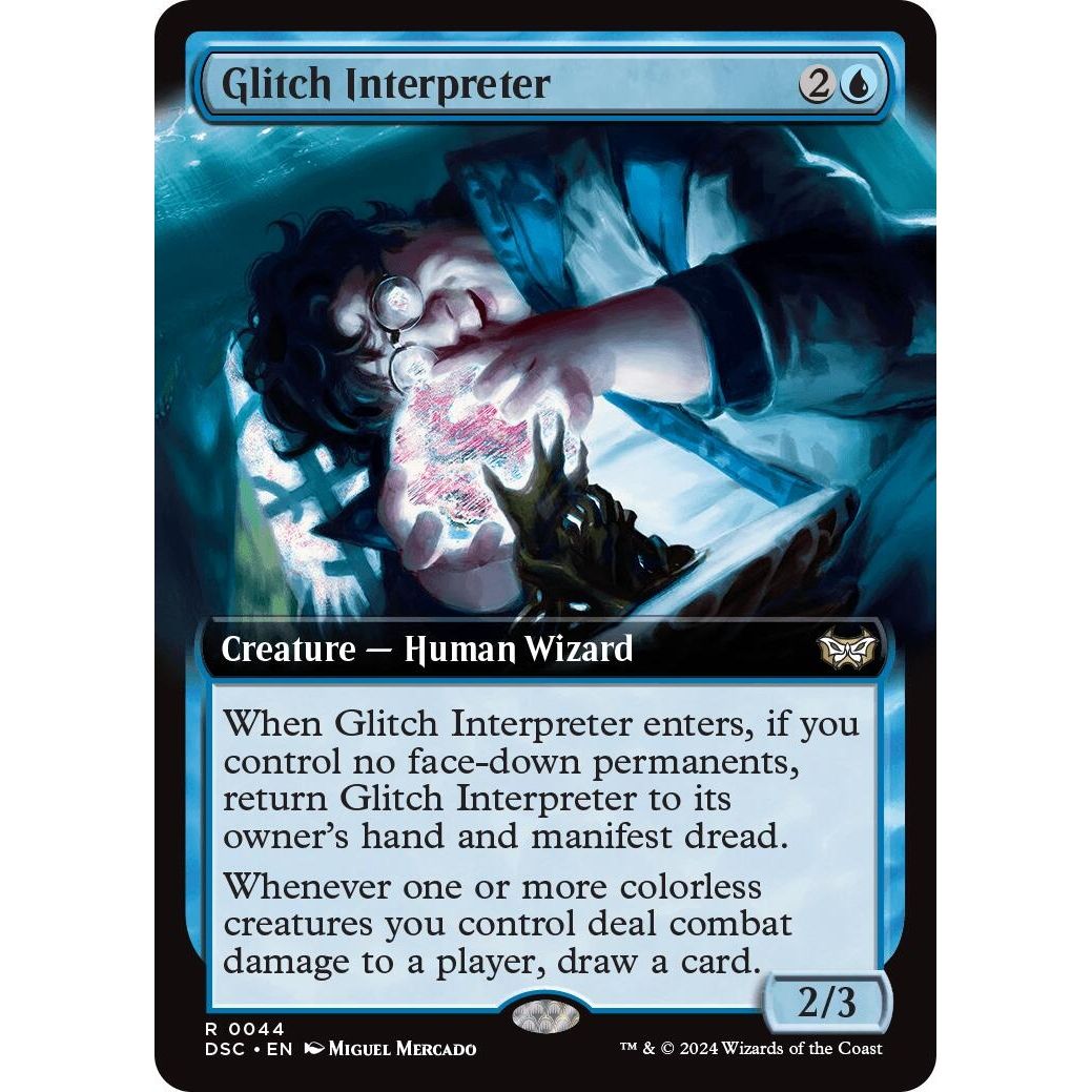 Image for Glitch Interpreter (Extended Art) (44) (DSC) - Magic: The Gathering
