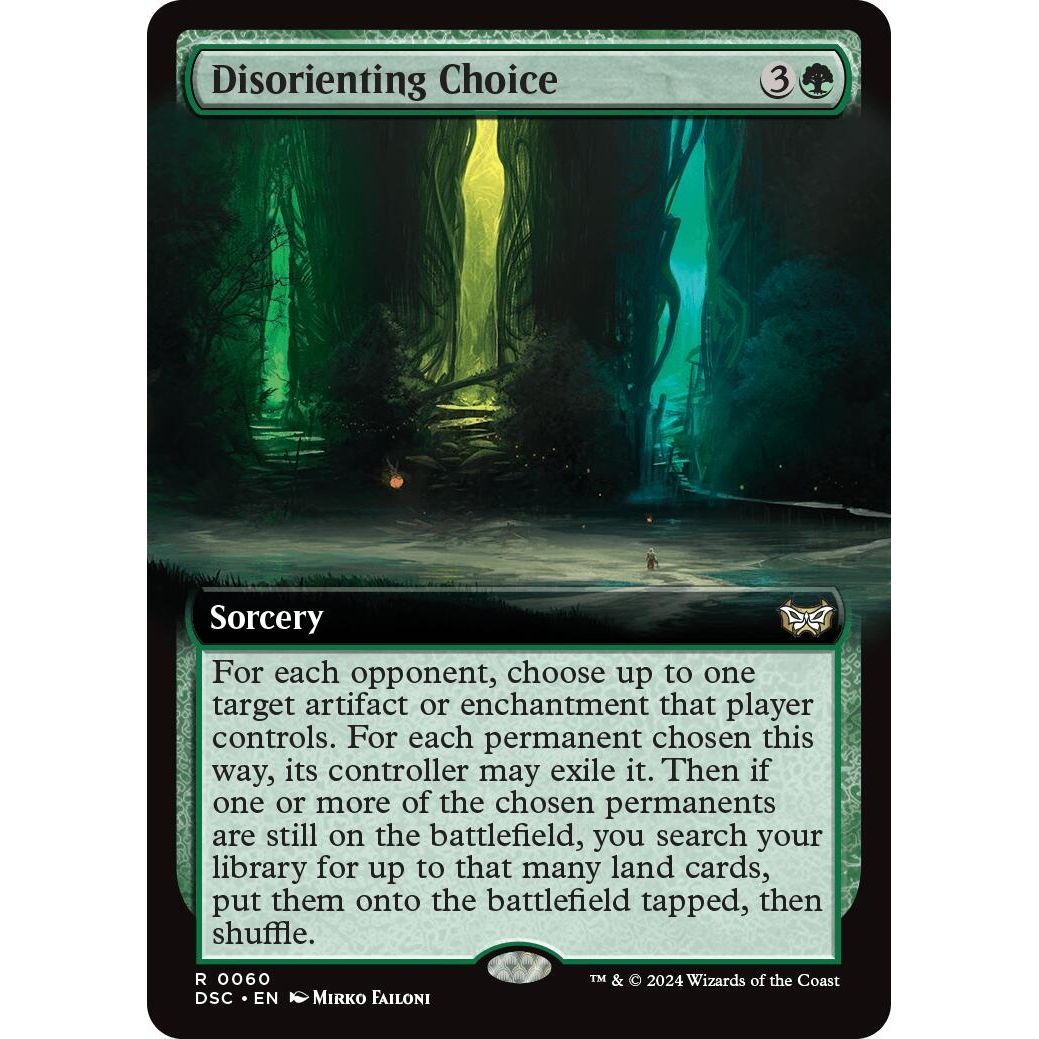 Image for Disorienting Choice (Extended Art) (60) (DSC) - Magic: The Gathering