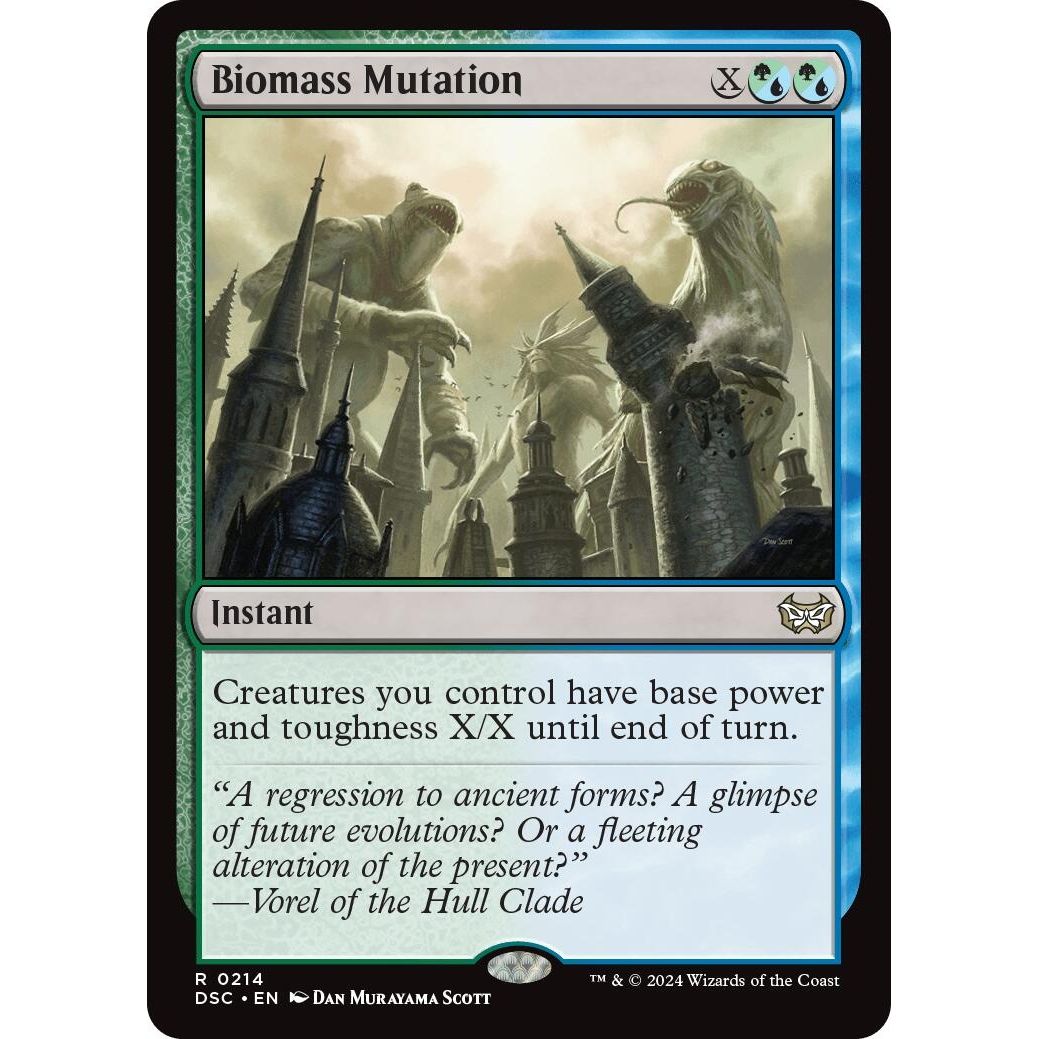 Image for Biomass Mutation (214) (DSC) - Magic: The Gathering