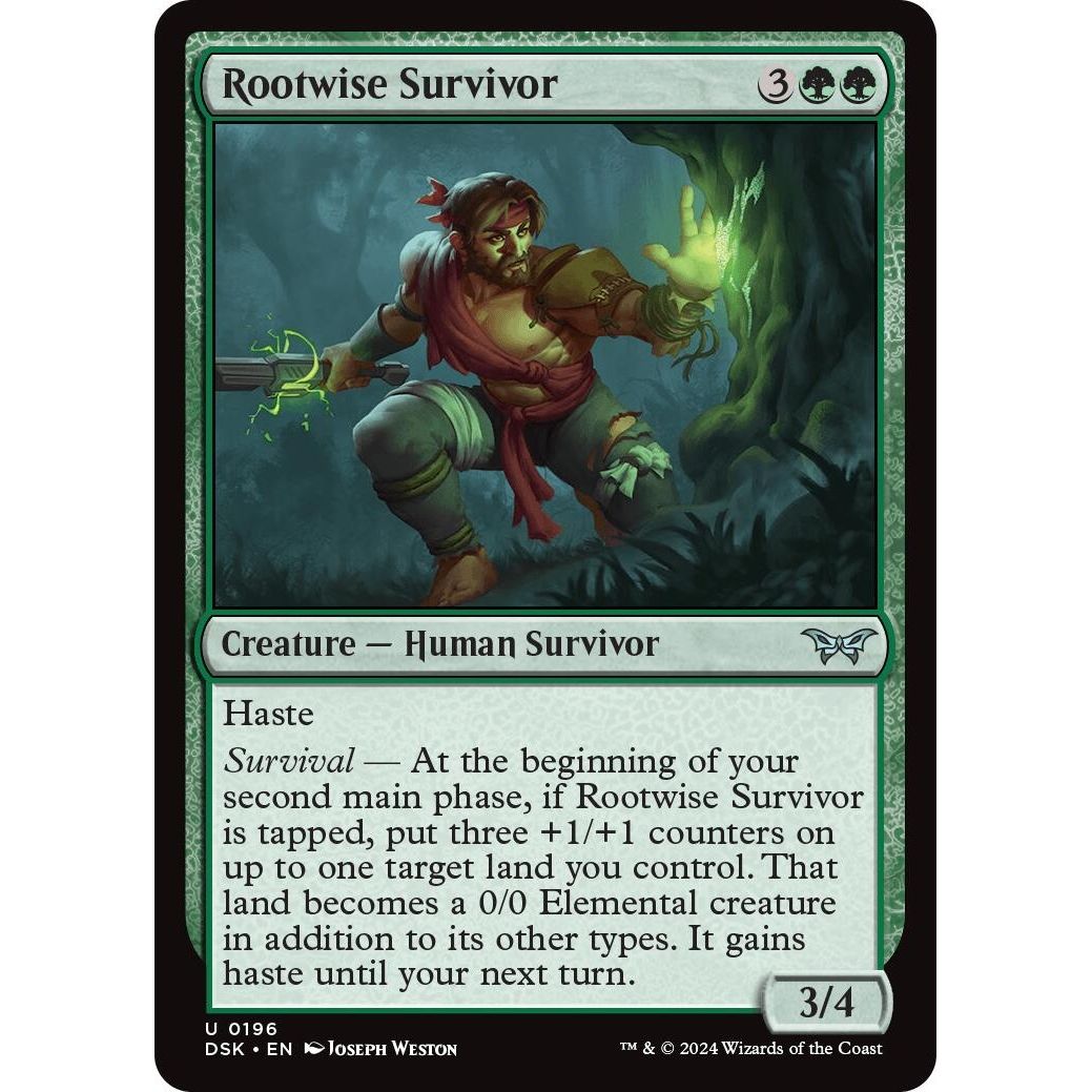 Image for Rootwise Survivor (196) (DSK) - Magic: The Gathering