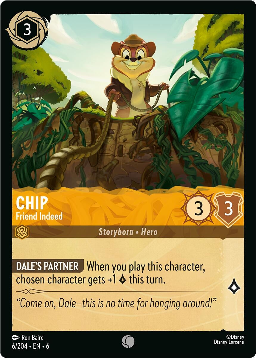 Image for Chip - Friend Indeed (6/204) (6) - Disney Lorcana