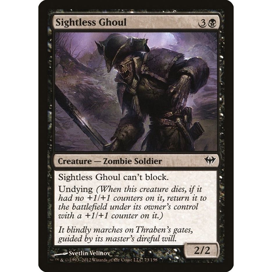 Image for Sightless Ghoul (73) (DKA) - Magic: The Gathering