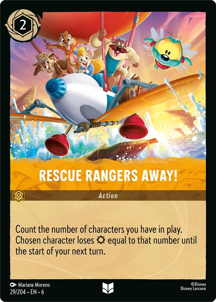 Image for Rescue Rangers Away! (29/204) (6) - Disney Lorcana