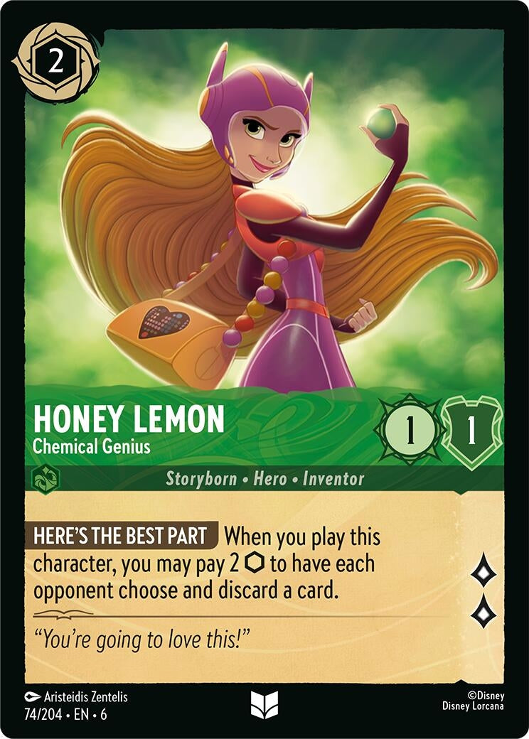 Image for Honey Lemon - Chemical Genius (74/204) (6) - Disney Lorcana