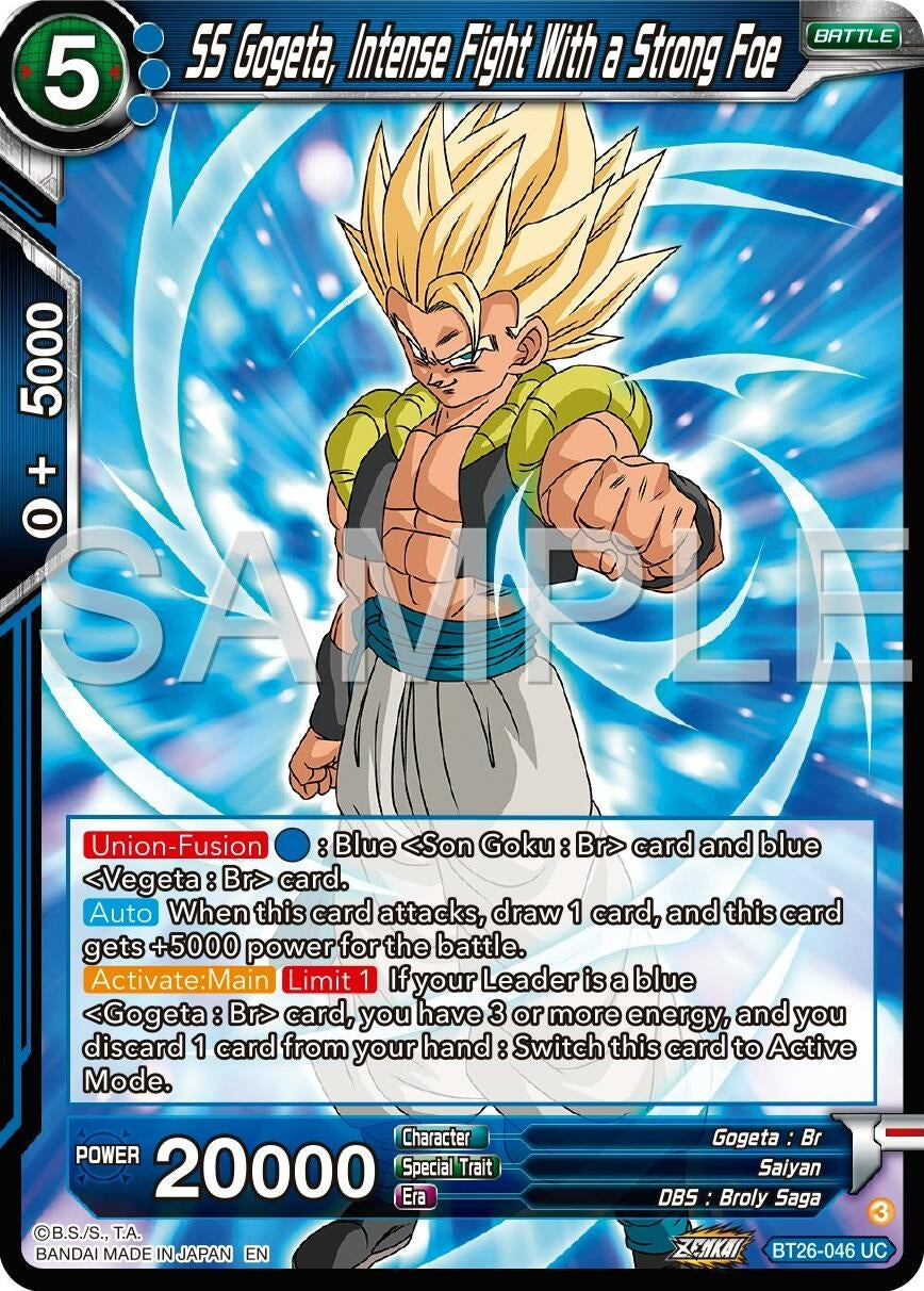 Image for SS Gogeta, Intense Fight With a Strong Foe (BT26-046) (BT26) - Dragon Ball Super: Masters