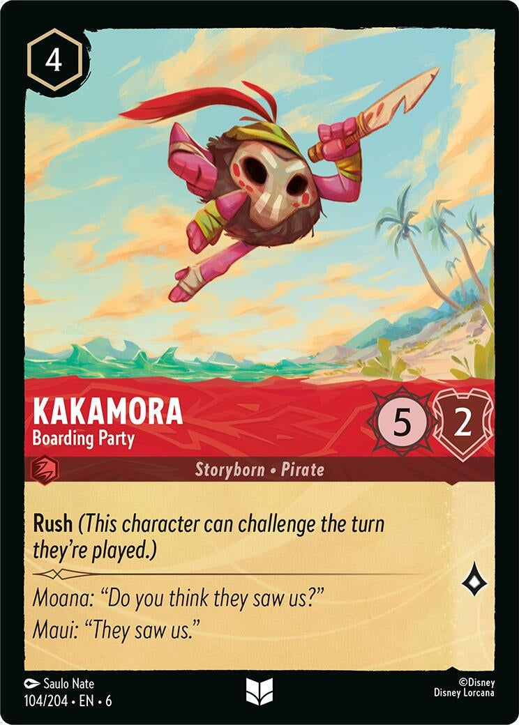 Image for Kakamora - Boarding Party (104/204) (6) - Disney Lorcana