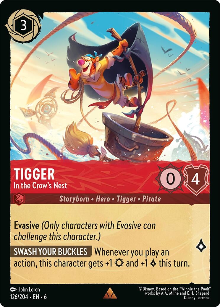 Image for Tigger - In the Crow's Nest (126/204) (6) - Disney Lorcana