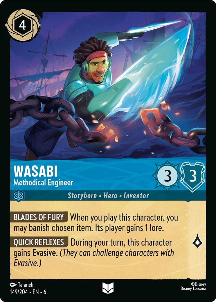 Image for Wasabi - Methodical Engineer (149/204) (6) - Disney Lorcana