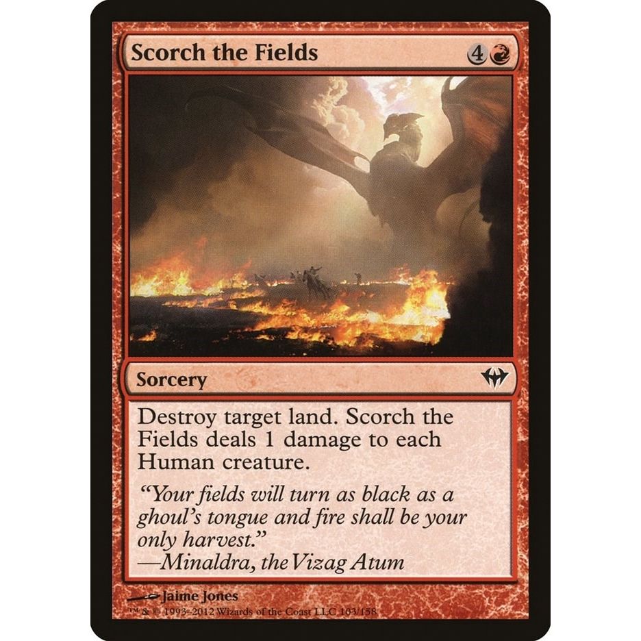 Image for Scorch the Fields (103) (DKA) - Magic: The Gathering