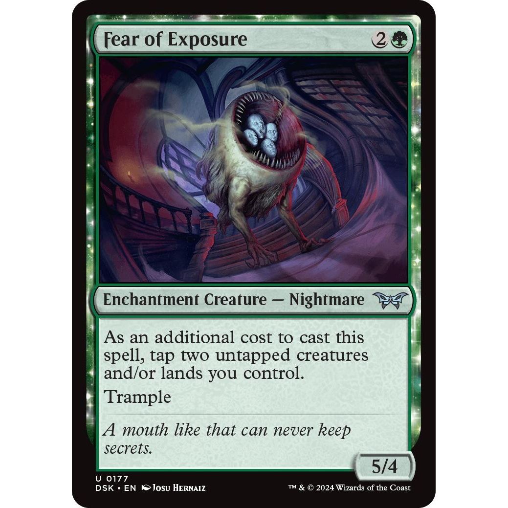 Image for Fear of Exposure (177) (DSK) - Magic: The Gathering