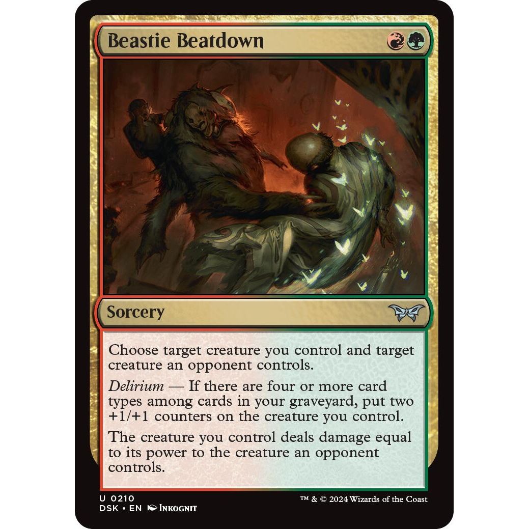 Image for Beastie Beatdown (210) (DSK) - Magic: The Gathering
