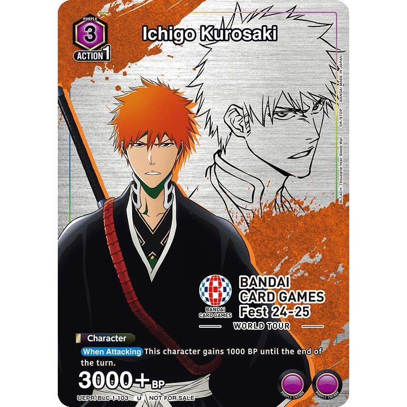 Image for Ichigo Kurosaki (BANDAI Card Games Fest 23-24 World Tour) (UEPR/BLC-1-103) (UEPR) - Union Arena