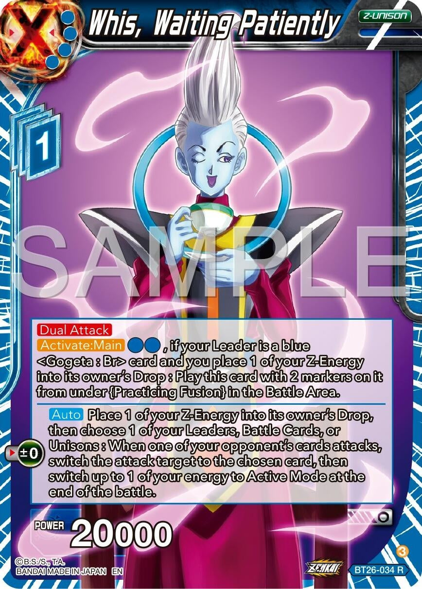 Image for Whis, Waiting Patiently (BT26-034) (BT26) - Dragon Ball Super: Masters