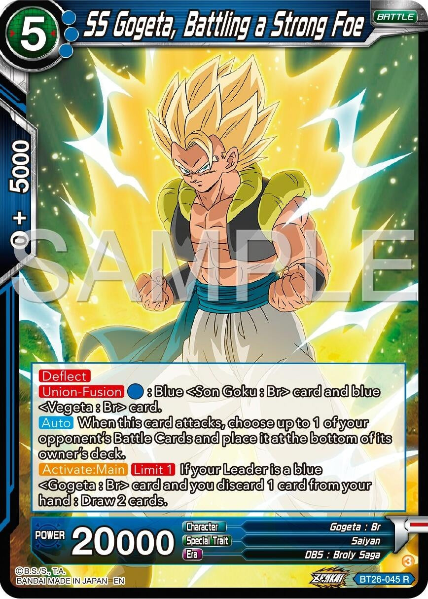 Image for SS Gogeta, Battling a Strong Foe (BT26-045) (BT26) - Dragon Ball Super: Masters