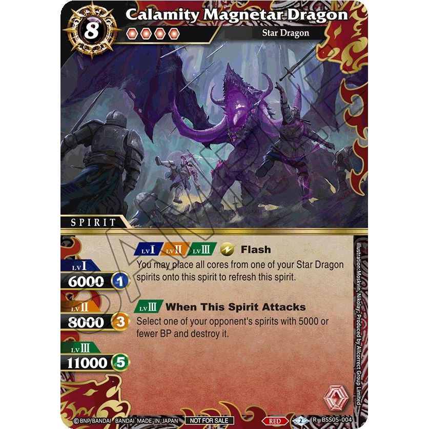 Image for Calamity Magnetar Dragon (Event Pack 2024 Vol. 2) (BSS05-004) (LEP) - Battle Spirits Saga