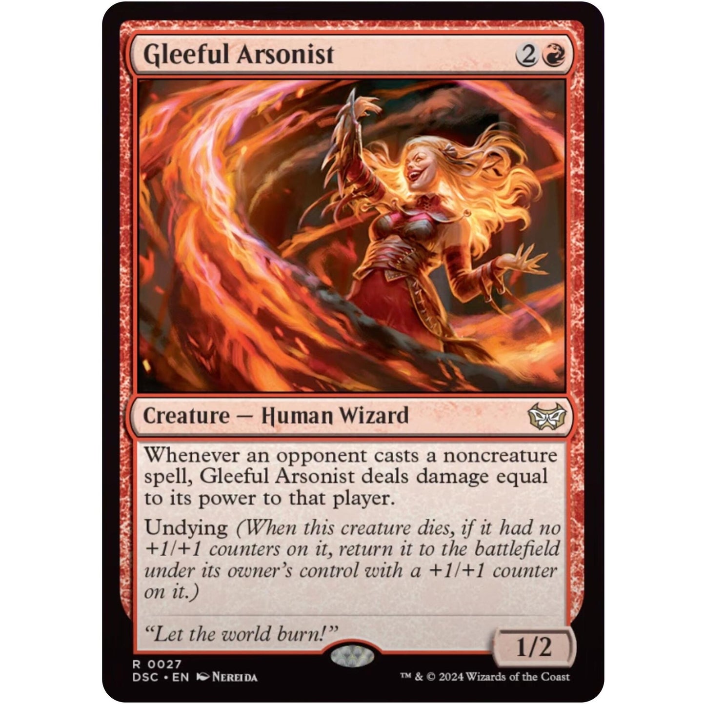 Image for Gleeful Arsonist (27) (DSC) - Magic: The Gathering
