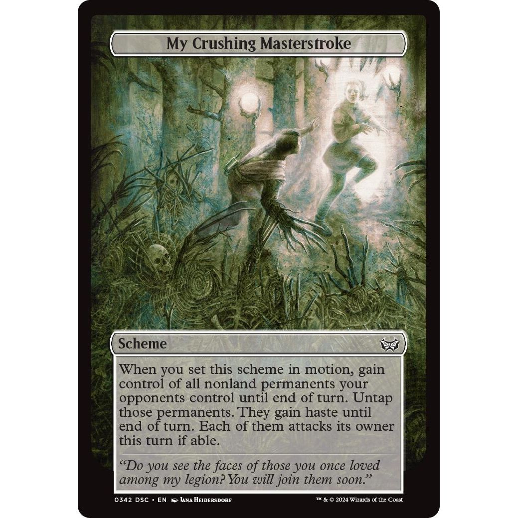 Image for My Crushing Masterstroke (Full Art) (342) (A:DSC) - Magic: The Gathering