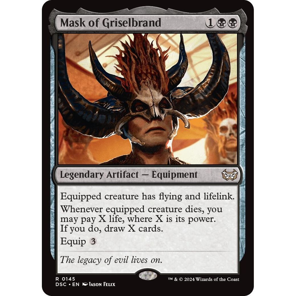 Image for Mask of Griselbrand (145) (DSC) - Magic: The Gathering