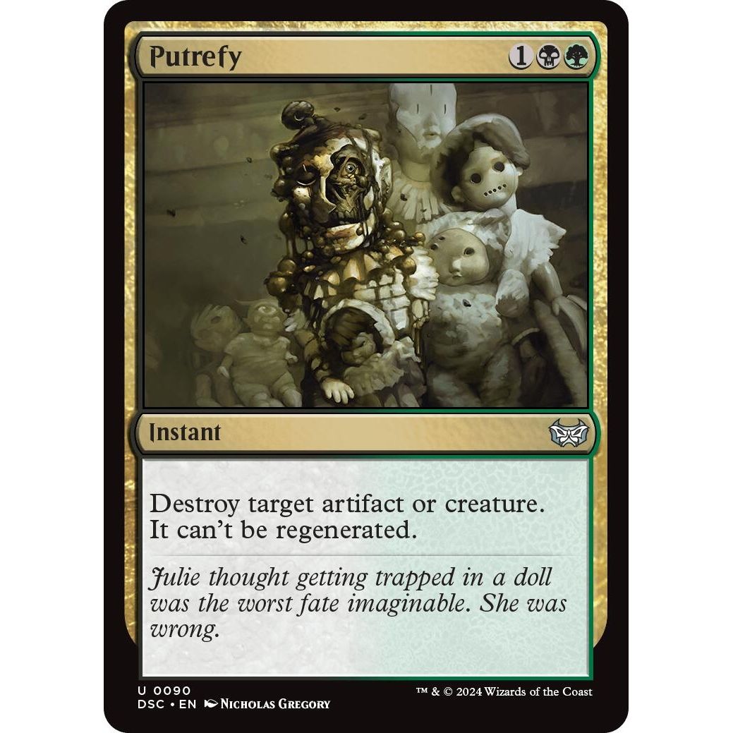 Image for Putrefy (90) (DSC) - Magic: The Gathering