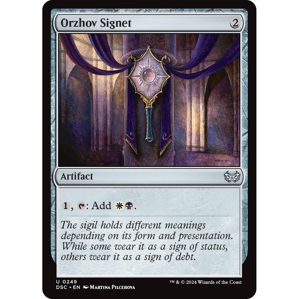 Image for Orzhov Signet (249) (DSC) - Magic: The Gathering