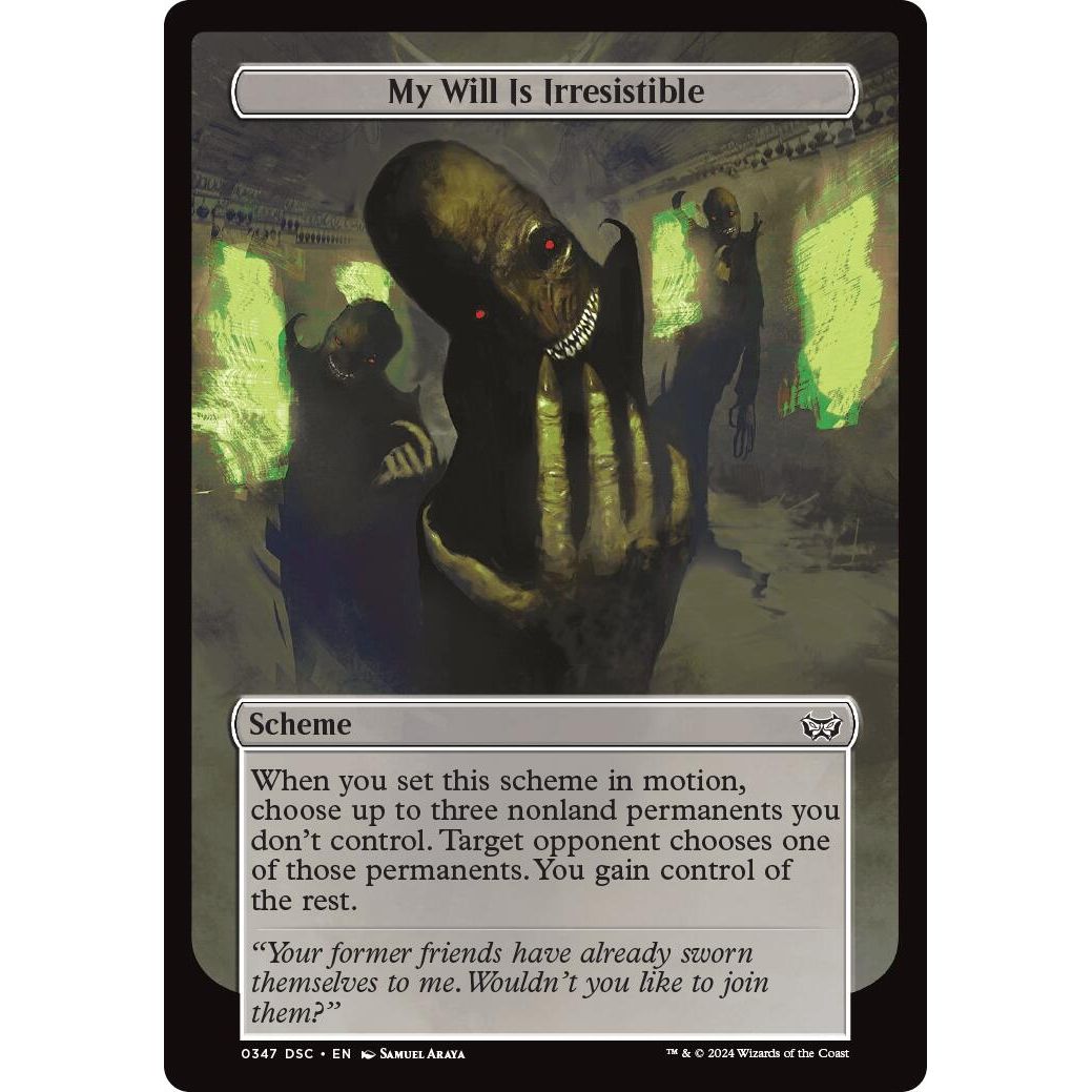 Image for My Will Is Irresistible (Full Art) (347) (A:DSC) - Magic: The Gathering