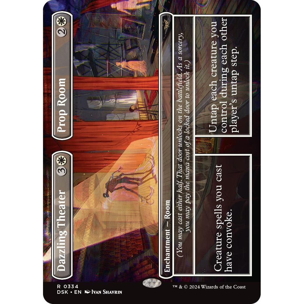 Image for Dazzling Theater // Prop Room (Borderless) (334) (DSK) - Magic: The Gathering