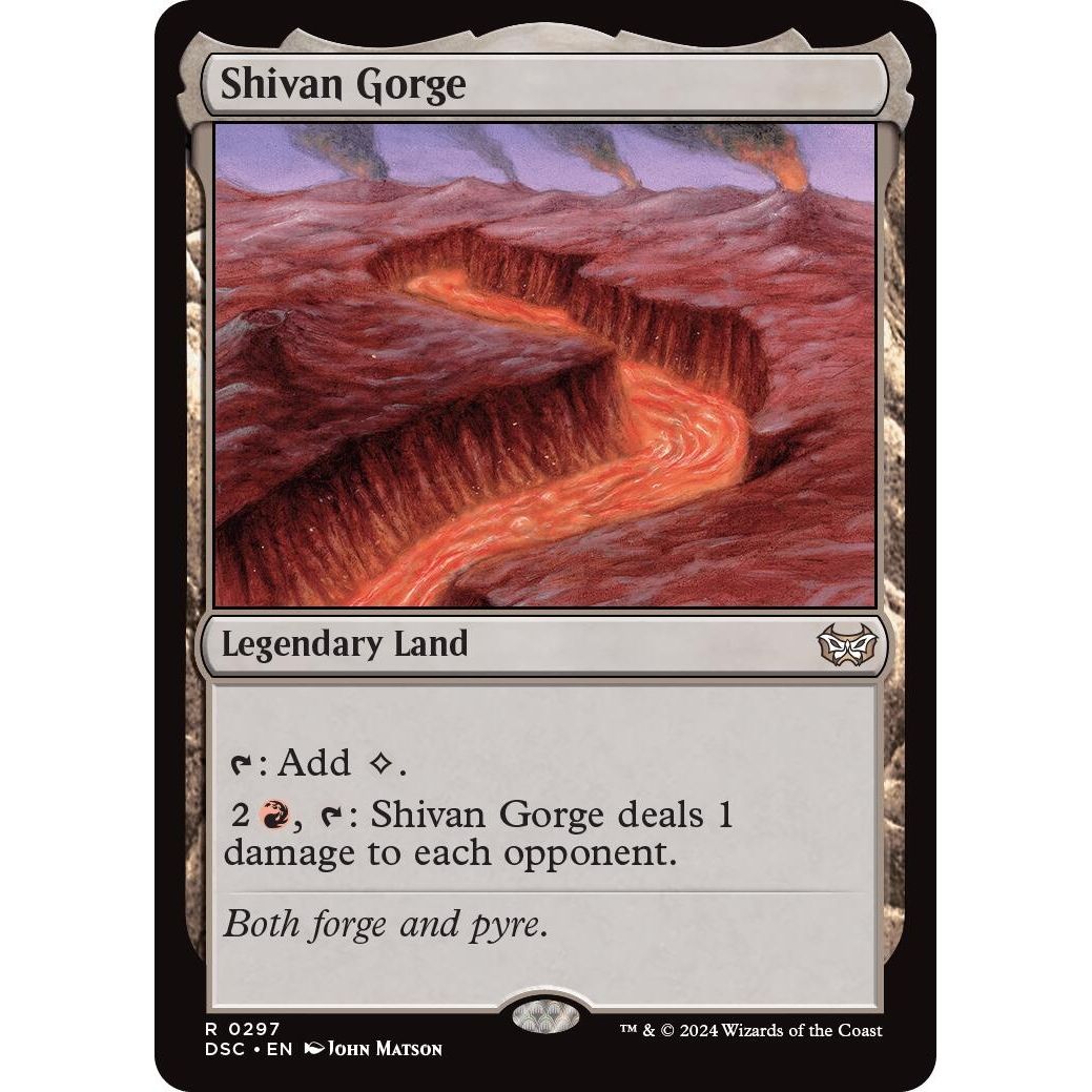 Image for Shivan Gorge (297) (DSC) - Magic: The Gathering