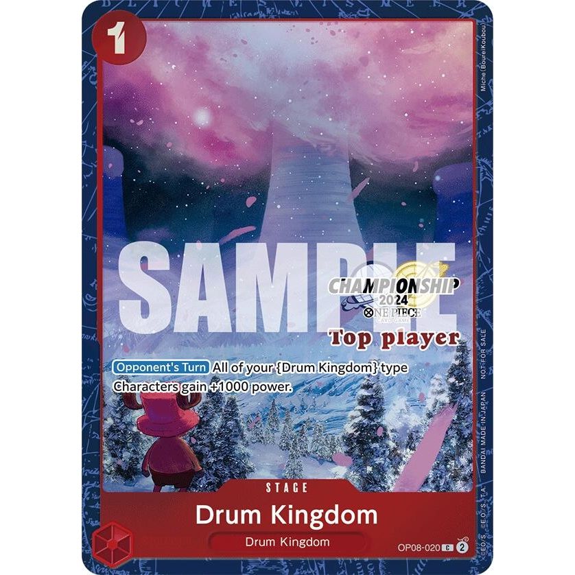 Image for Drum Kingdom (Championship 2024 Top Player Pack) (OP08-020) (OP-PR) - One Piece Card Game