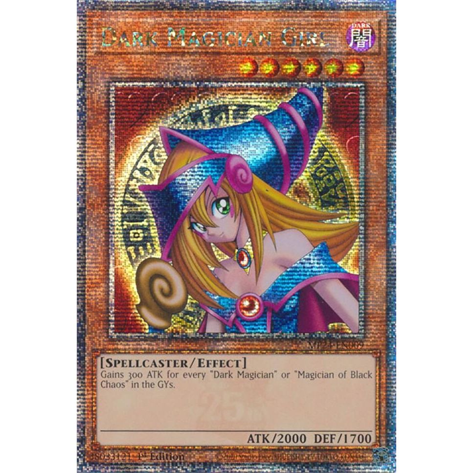 Image for Dark Magician Girl (Quarter Century Secret Rare) (MP24-EN009) - YuGiOh