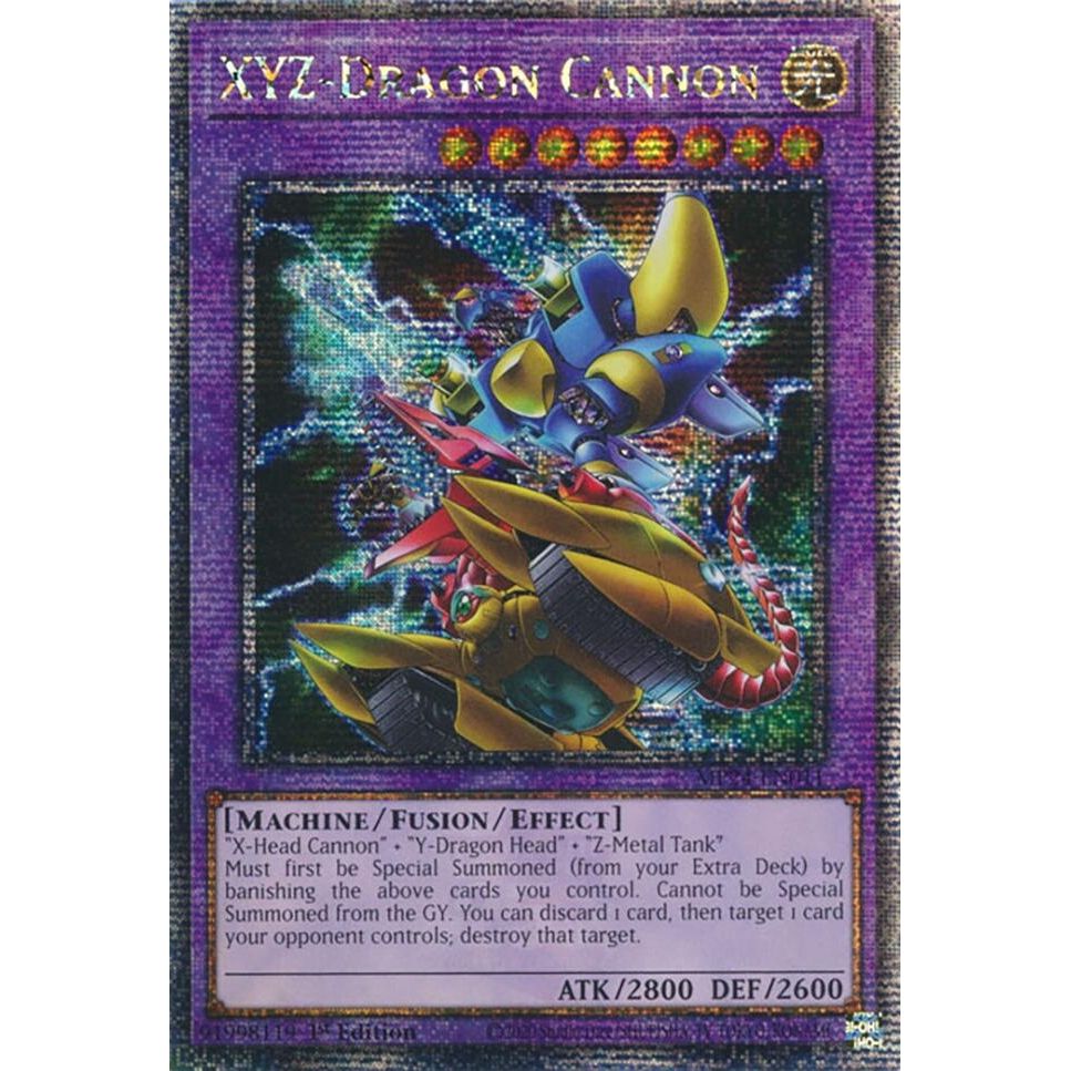 Image for XYZ-Dragon Cannon (Alternate Art) (Quarter Century Secret Rare) (MP24-EN011) - YuGiOh
