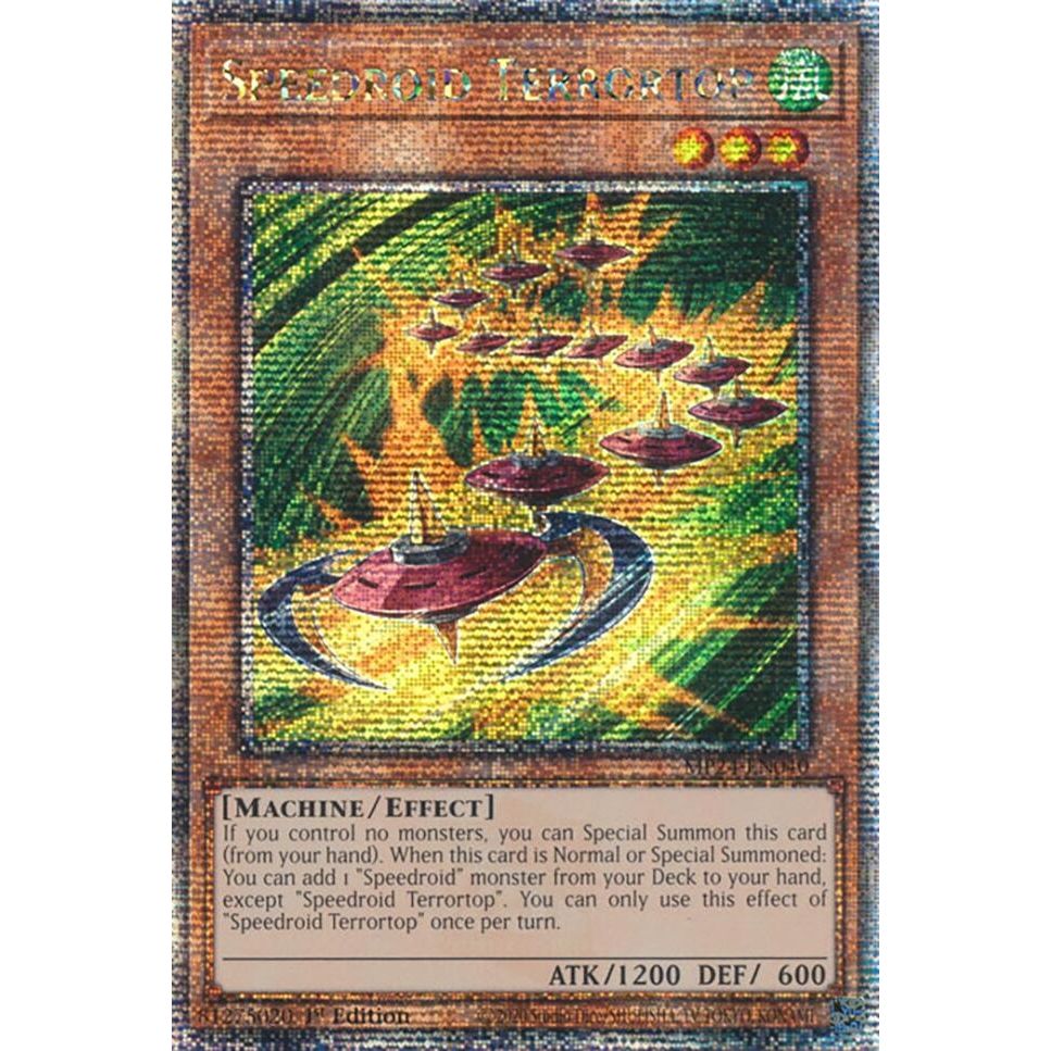 Image for Speedroid Terrortop (Quarter Century Secret Rare) (MP24-EN040) - YuGiOh