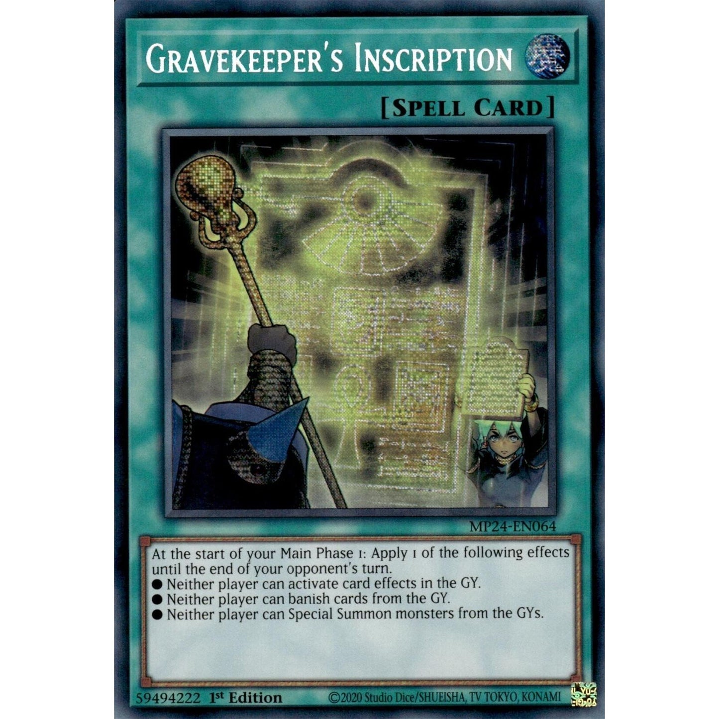 Image for Gravekeeper's Inscription (MP24-EN064) - YuGiOh